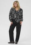 Блуза Kaffe Curve CURVE BELLA, Black Chalk Graphic/Black - фото 2
