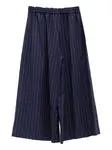 Полосатые брюки Comme Des Garcons, синий - фото