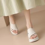 Шлепанцы женские Zhr, бежевый - фото 8