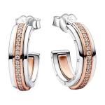 Pandora Серьги из стерлингового серебра 925 пробы - фото 4