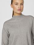 Тонкий вязаный свитер VILA Sweater, серый - фото 4