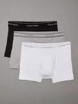 Трусы Calvin Klein Regular Cotton Stretch, цвет black/grey h/white - фото