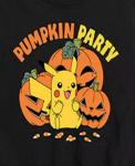 Футболка с рисунком «Pokemon Pumpkin Party» от Big Boys Hybrid, черный - фото 3