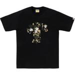 Футболка Bape Map Camo College Milo A BATHING APE, камуфляж - фото
