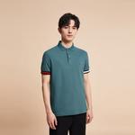 Поло Lake Turquoise Tommy Hilfiger, бирюзовый - фото 5