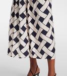 Платье макси с принтом analise Rixo, Diamond Wave Navy - фото 5