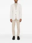 Меланжевый пиджак Canali, нейтральный - фото 2
