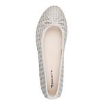 Tamaris Балетки в белом цвете - фото 3