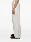Прямые брюки PALM ANGELS, белый - фото 4