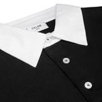 Поло в поло из джерси CELINE, черный - фото 5