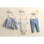 Детский комплект из 3 предметов: бомбер, штаны и боди Little Co. By Lauren Conrad, Elephant Print - фото 3