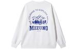 Унисекс свитшот Mizuno, белый - фото