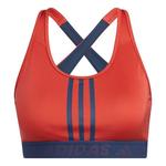 Бюстгальтер (WMNS) adidas Don't Rest 3-Stripes Bra 'Red' - фото