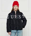 Куртка детская Guess утепленная с логотипом бренда, черный - фото 3