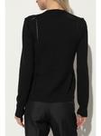 Jil Sander шерстяной свитер, черный - фото 4