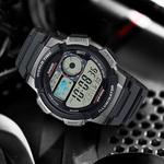 Часы CASIO G Shock Quartz Sports Waterproof Mens Black Digital, черный - фото 6
