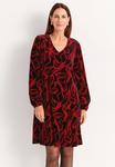 Платье Cellbes of Sweden V-NECK, Red Patterned/Red - фото