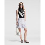 Шарф женский Louis Vuitton, черный - фото 2