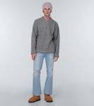 Свитер из смесовой шерсти ERL, серый - фото 2