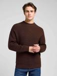 Свитер Lee Chunky Crew Neck, коричневый - фото 3