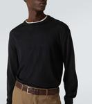 Шерстяной свитер Zegna, Black Solid - фото 5