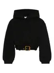 Худи с поясом Pinko Kids, черный - фото