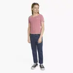 Футболка с вафельным вырезом для больших девочек 7–16 лет Levi's, розовый - фото