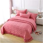 Generic Комплект постельного белья хлопковый стеганый с покрывалом - фото 3