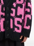 Кардиган с монограммой GCDS, розовый - фото 6