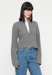 Кардиган Noisy May NMDARA ZIP CARDIGAN, Medium Grey Melange/Mottled Grey - фото 4
