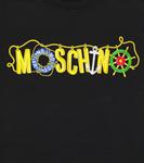 Футболка с принтом Moschino, черный - фото 2
