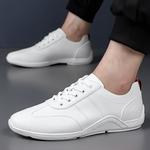 Повседневные кроссовки мужские Mid Top черно-белые EGCHI - фото 8