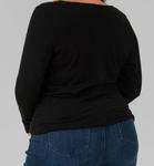 Стаффорд Топ - плюс сайз в черном Capsule 121 - фото 5