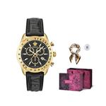 VERSACE Часы Chrono Master 44mm, Black - фото 2