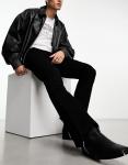 Черные расклешенные джинсы стрейч ASOS - фото 2