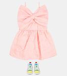 Платье с бантом в форме сердца Caroline Bosmans, розовый - фото 2