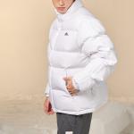 Пуховик унисекс белый Adidas, белый - фото 4