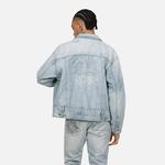 Джинсовая куртка мужская джинсовая синяя Evisu, синий - фото 3