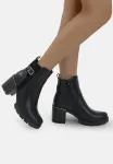 Ботильоны на платформе Elara, Schwarz - фото