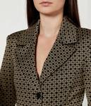 Блейзер Liu Jo Slim Fit, золотой - фото 4