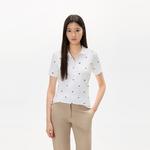 Женская поло Tommy Hilfiger, экрю - фото 11