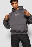 Толстовка Karl Kani SMALL SIGNATURE HEAVY HOODIE, цвет Anthracite - фото 5