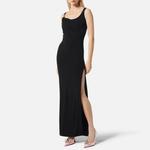 Женское платье без рукавов SS23 VERSACE JEANS COUTURE, черный - фото 4