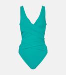 Драпированный купальник Karla Colletto, Sea - фото