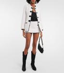 Дубленка с кожаной отделкой Blancha, белый - фото 2