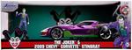 Металлический автомобиль Jada Joker Chevy Corvette Stingray с фигуркой - фото 11