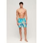 Шорты для плавания Superdry Hawaiian Print 17´´ Swimming Shorts, синий - фото 4