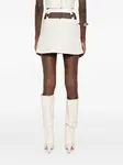 Мини-юбка с поясом Vestiaire d'un Oiseau Libre, белый - фото 4