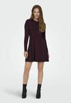 Вязаное платье ONLFIA CABLE DRESS ONLY, бордовый - фото 2