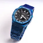 Часы Casio G-Shock Analog-Digital 2100 Series, арт. GA-2100-1A, 48,5 мм, синий - фото 2